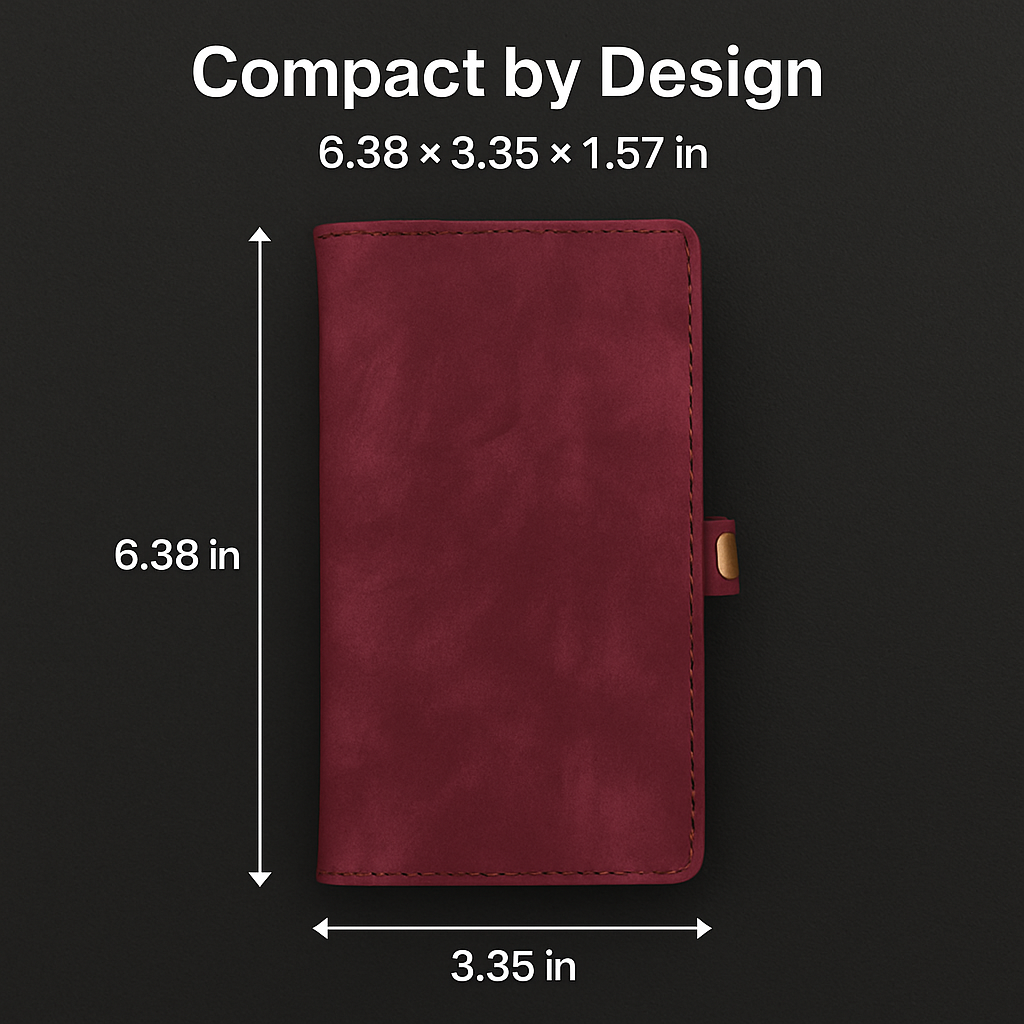 Wallet Case with Card Slot - Slim Detachable Wallet System
