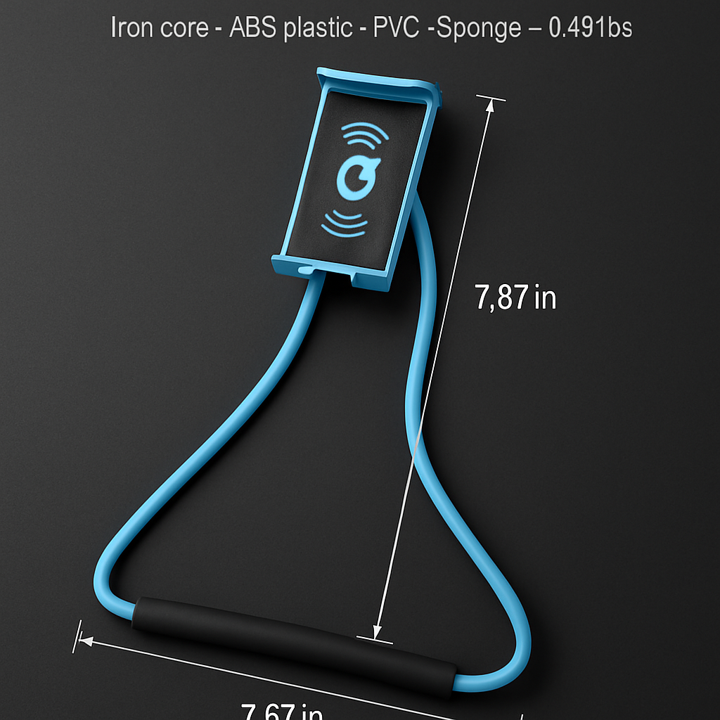 Phone Holder with Adjustable Gooseneck for Desk Setup