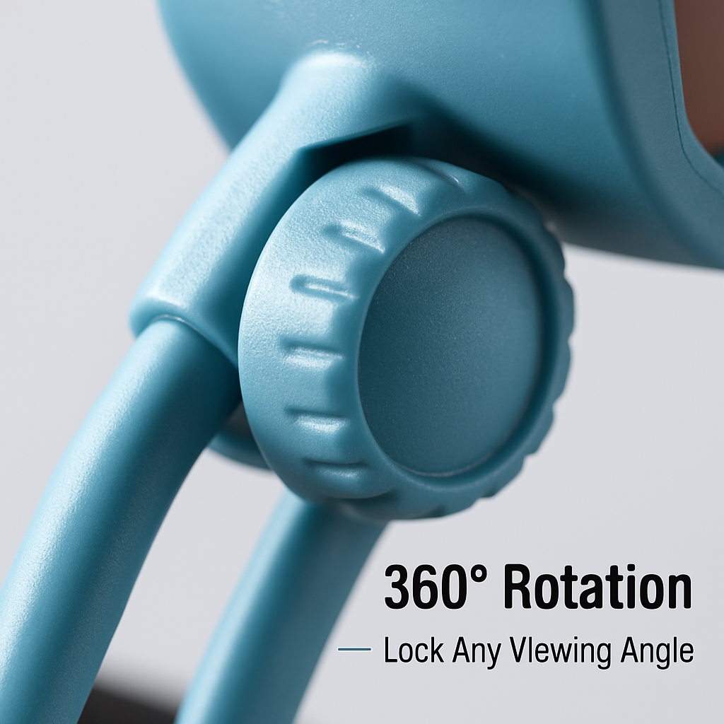 Phone Holder with Adjustable Gooseneck for Desk Setup