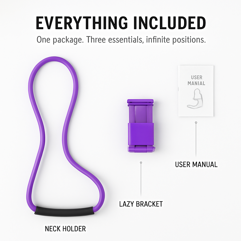 Phone Holder with Adjustable Gooseneck for Desk Setup