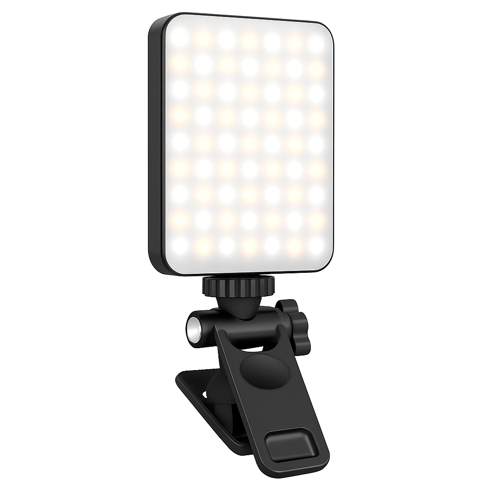 Selfie Clip-On Light with 3 Modes, 10 Brightness Levels