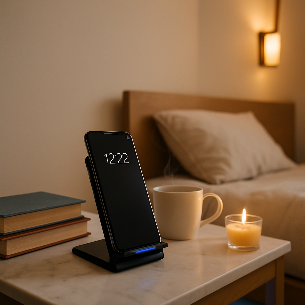 Wireless Charger with Dual Coils - Fast, Case-Friendly Stand