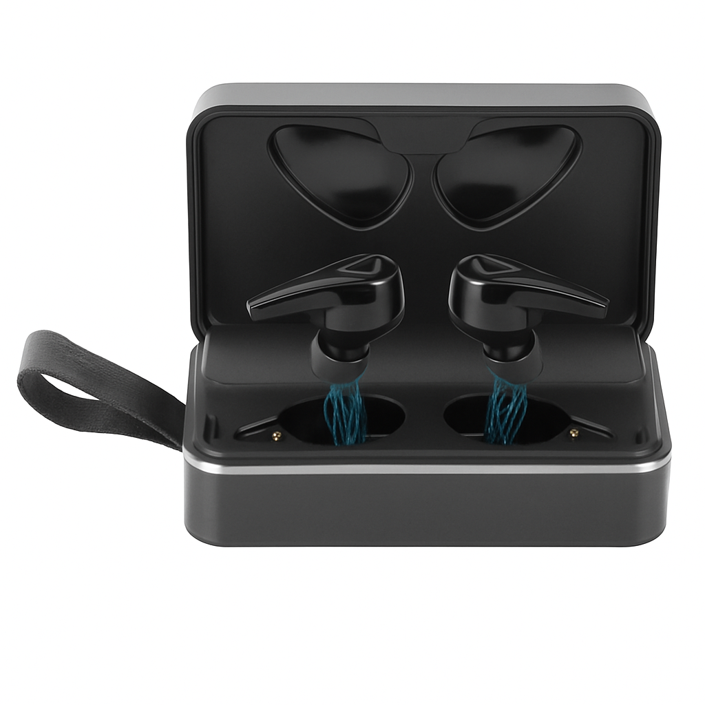 True Wireless Earbuds with Magnetic Charging Dock