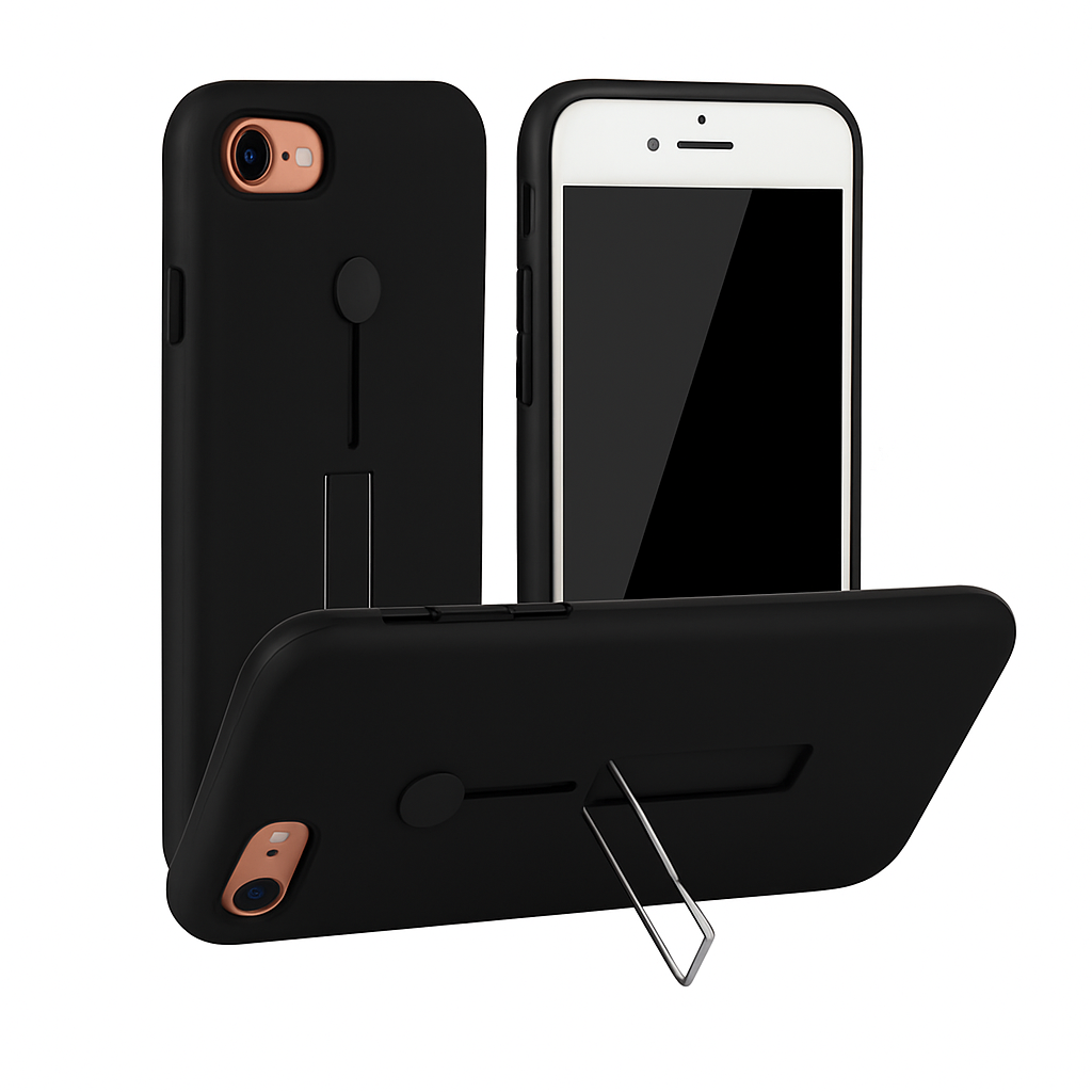 Finger Strap Phone Case with Kickstand for Secure Grip