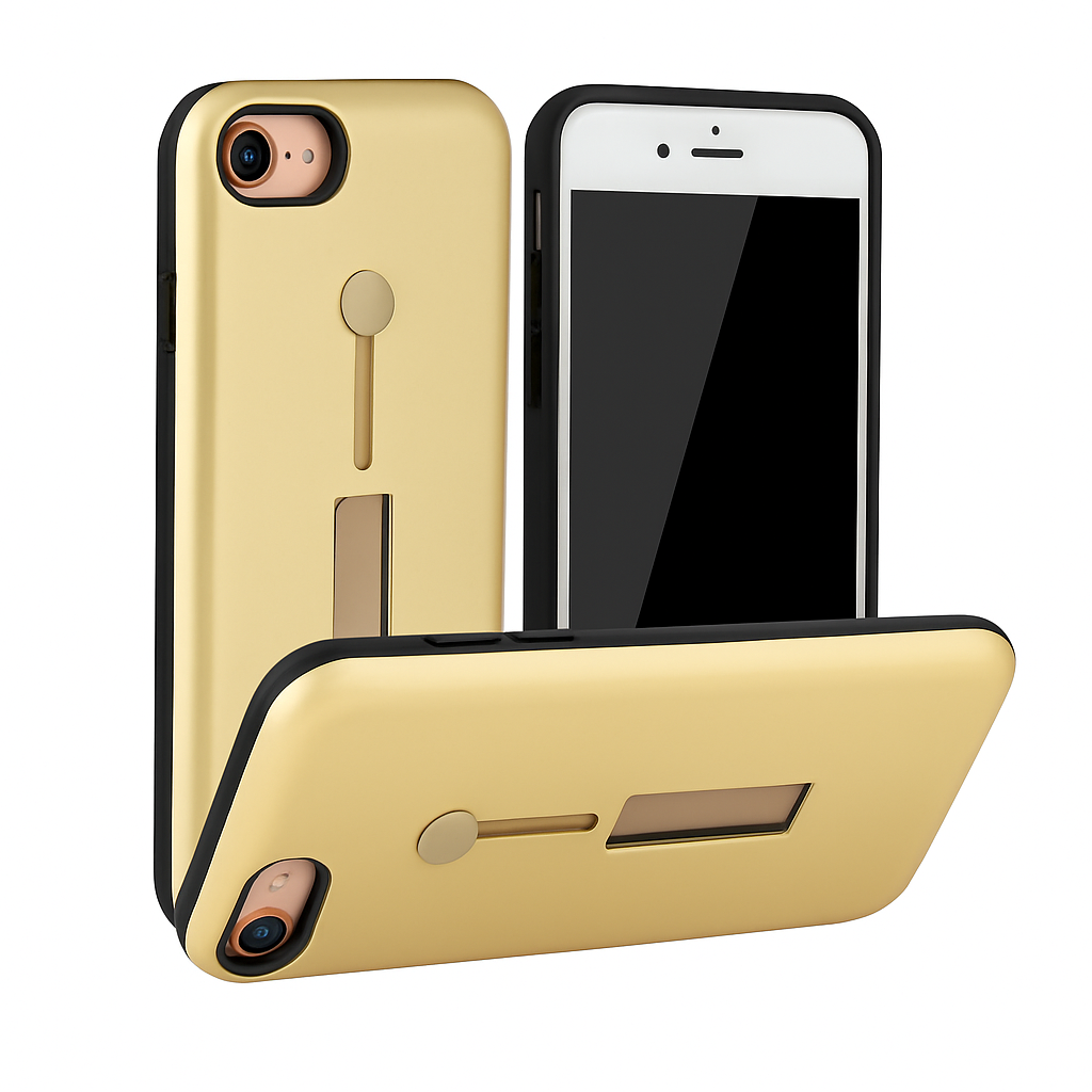 Finger Strap Phone Case with Kickstand for Secure Grip