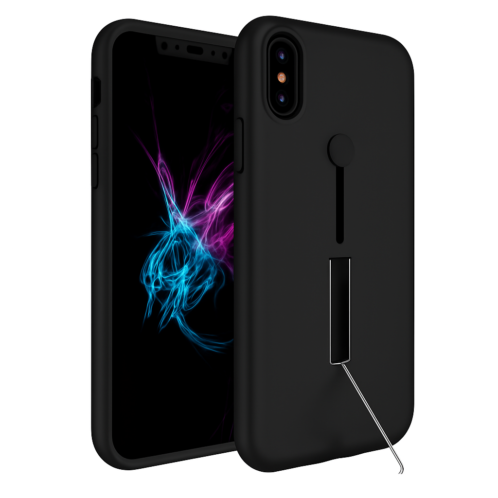 Finger Strap iPhone X Case with Kickstand