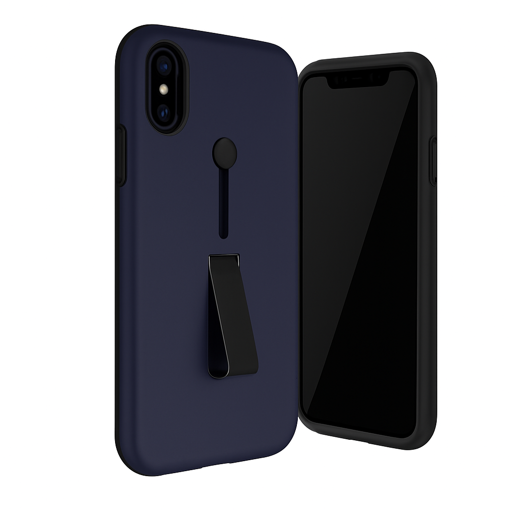 Finger Strap iPhone X Case with Kickstand