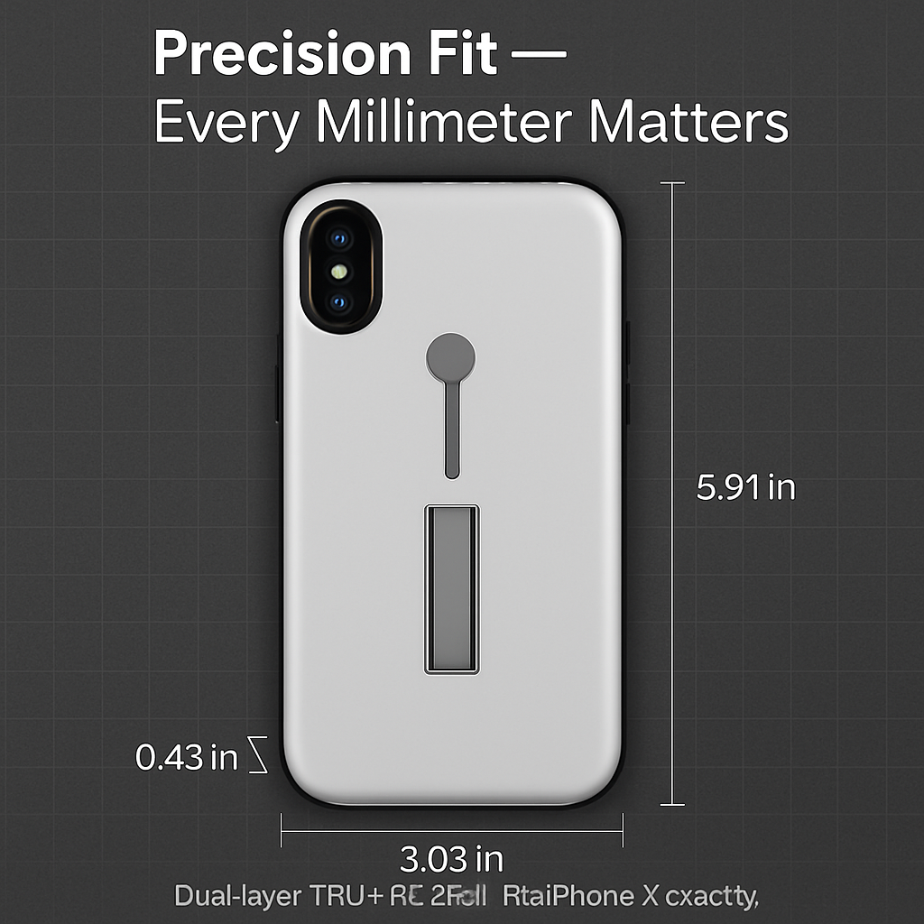 Finger Strap iPhone X Case with Kickstand