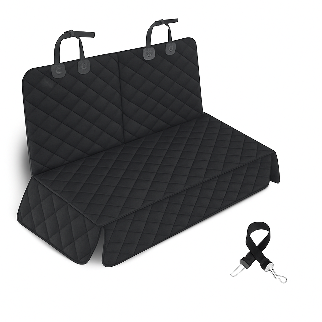 Dog Car Seat Cover for Cars with Back Seat Belt