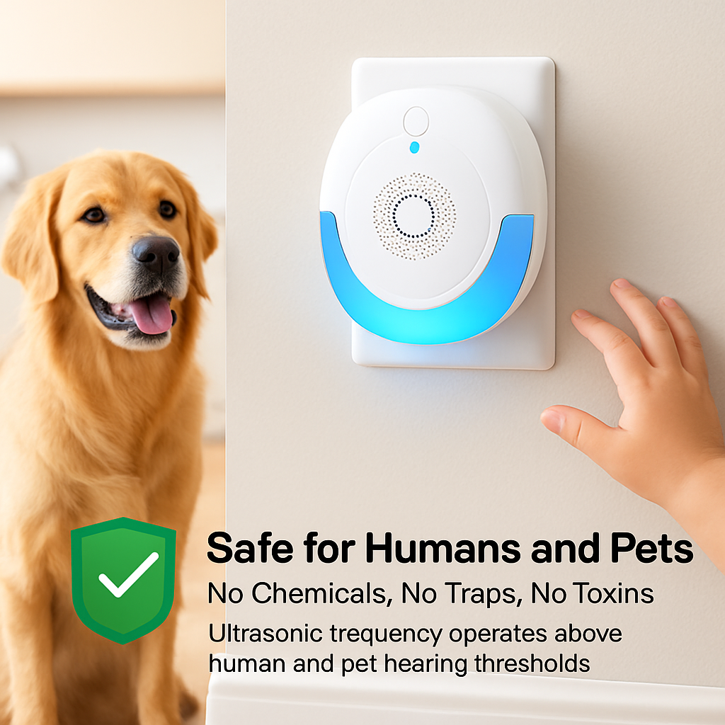 Ultrasonic Pest Repellers Plug-In for Indoor Use