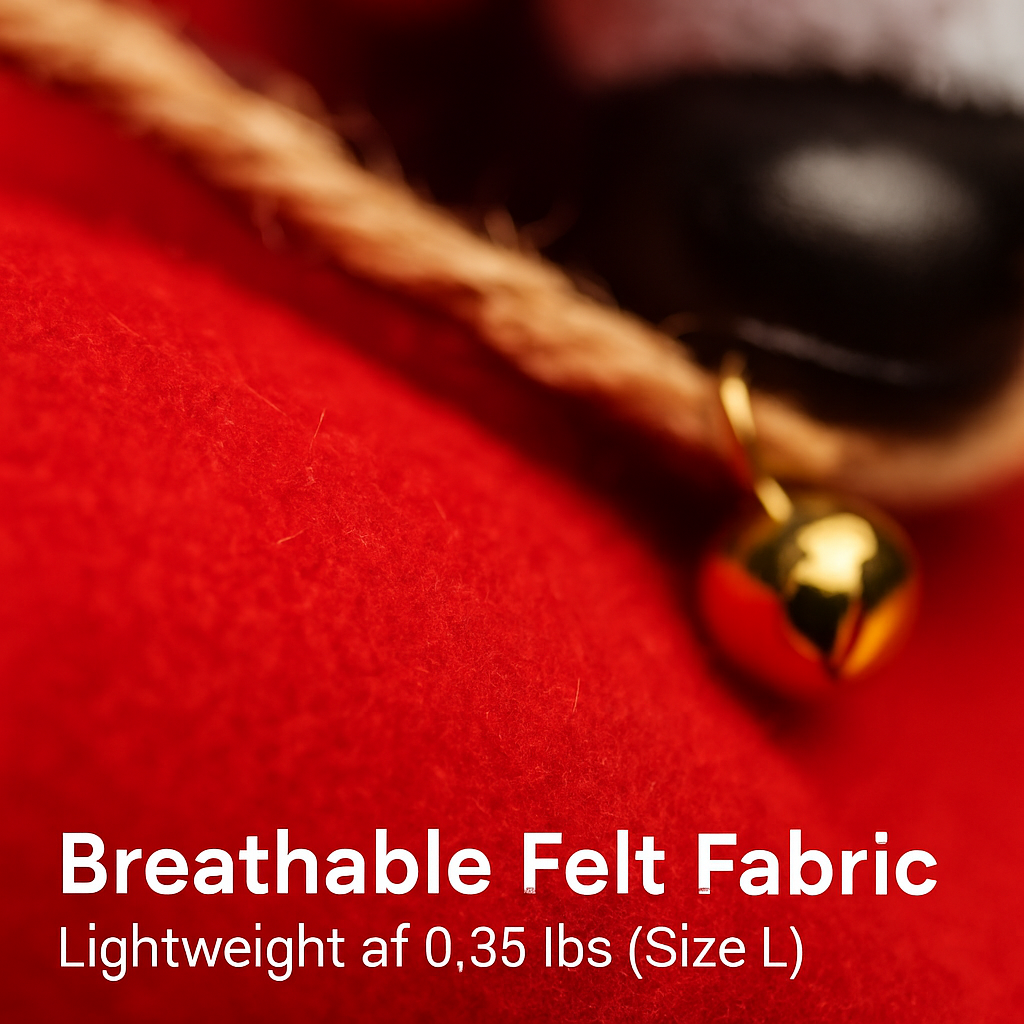 Pet Christmas Costume: Red Riding Santa Coat for Dogs