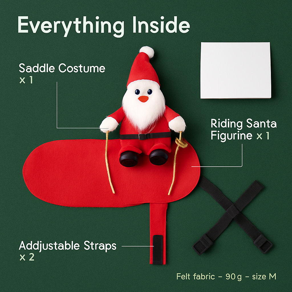 Pet Christmas Costume: Red Riding Santa Coat for Dogs