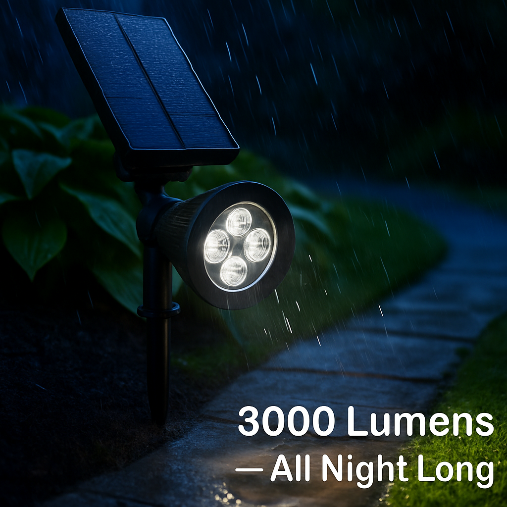 Outdoor Solar Spotlight for Walls and Pathways