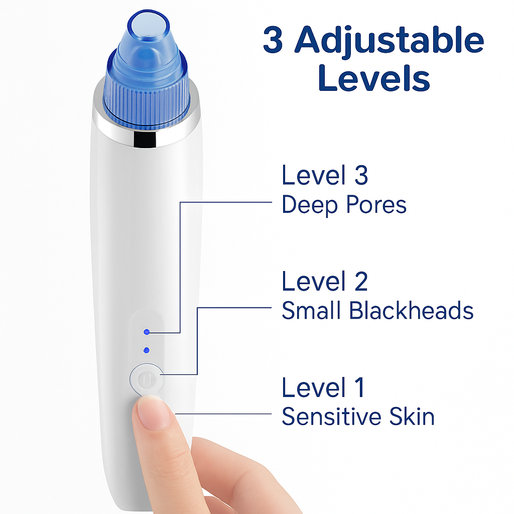 Blackhead Vacuum Extractor for Clear Pores and Acne