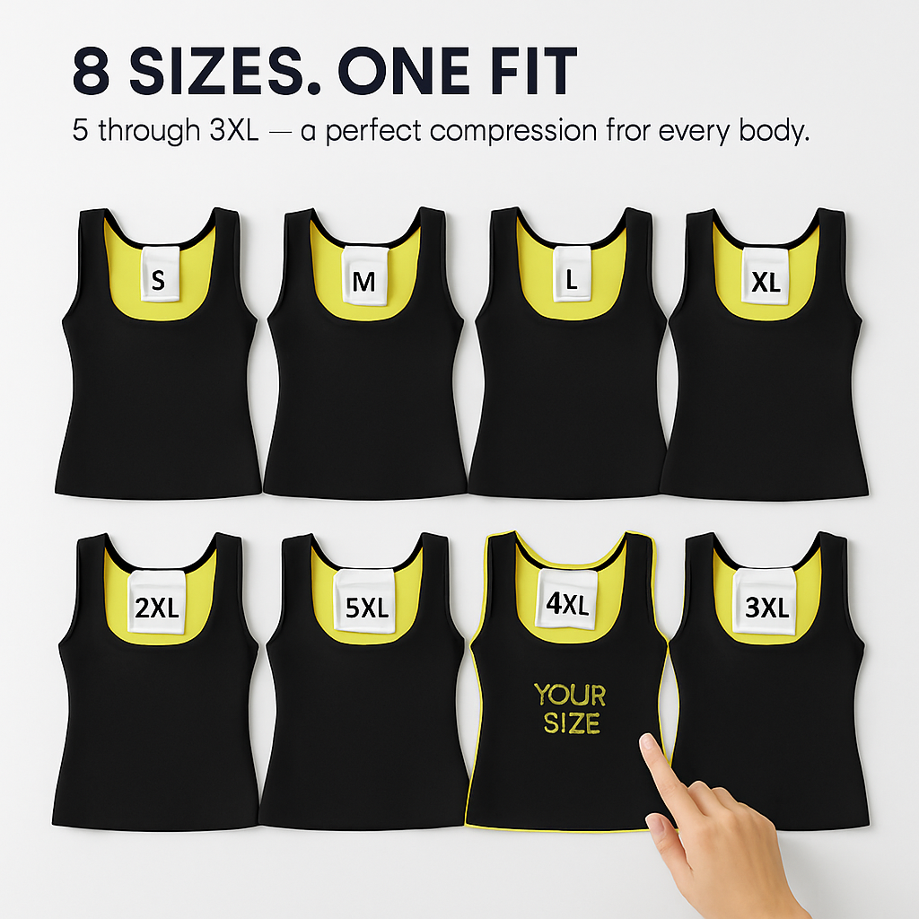Body Shaper Sauna Vest for Workouts - Comfort Fit