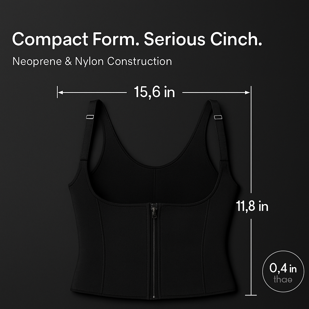 Zippered Waist Trainer Corset for Women Slimming - Support