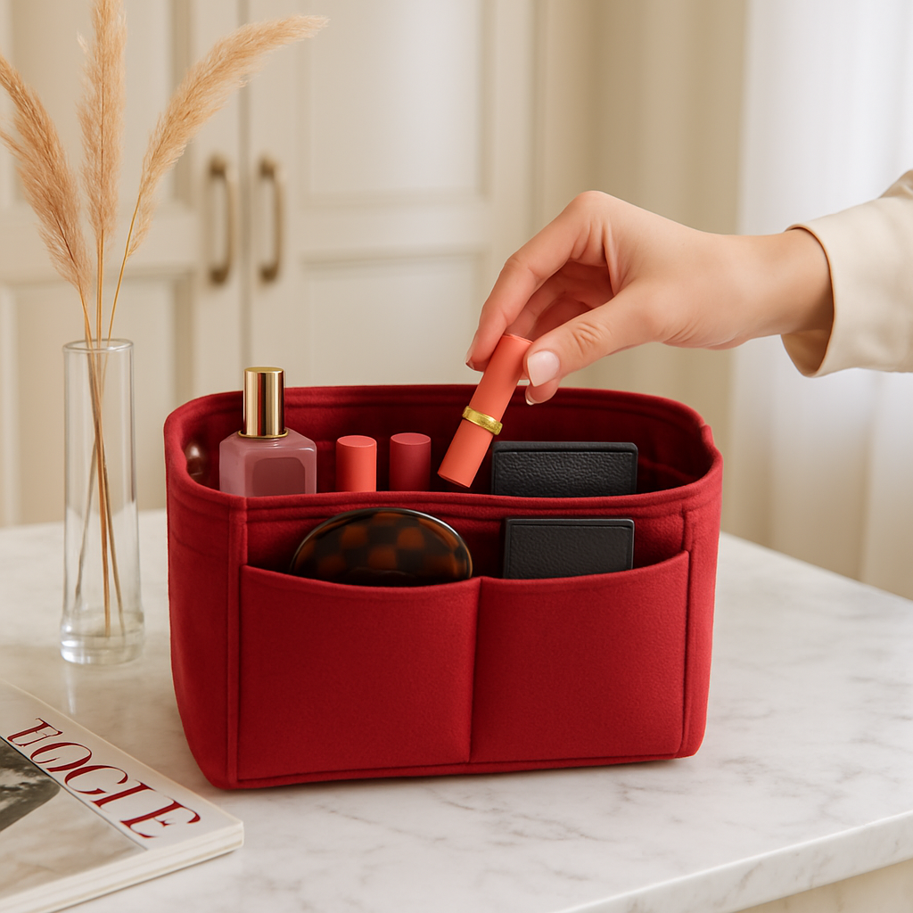 Felt Handbag Insert Organizer for Purses and Totes