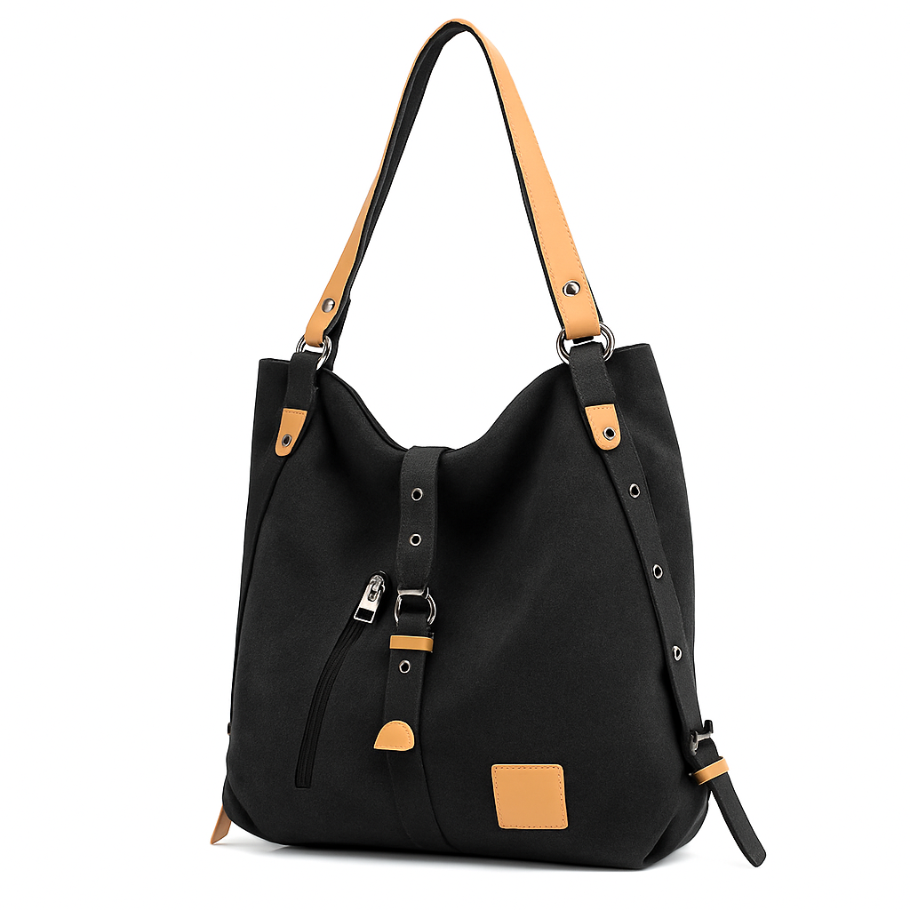 Ladies Canvas Tote Bag with Adjustable Shoulder Strap