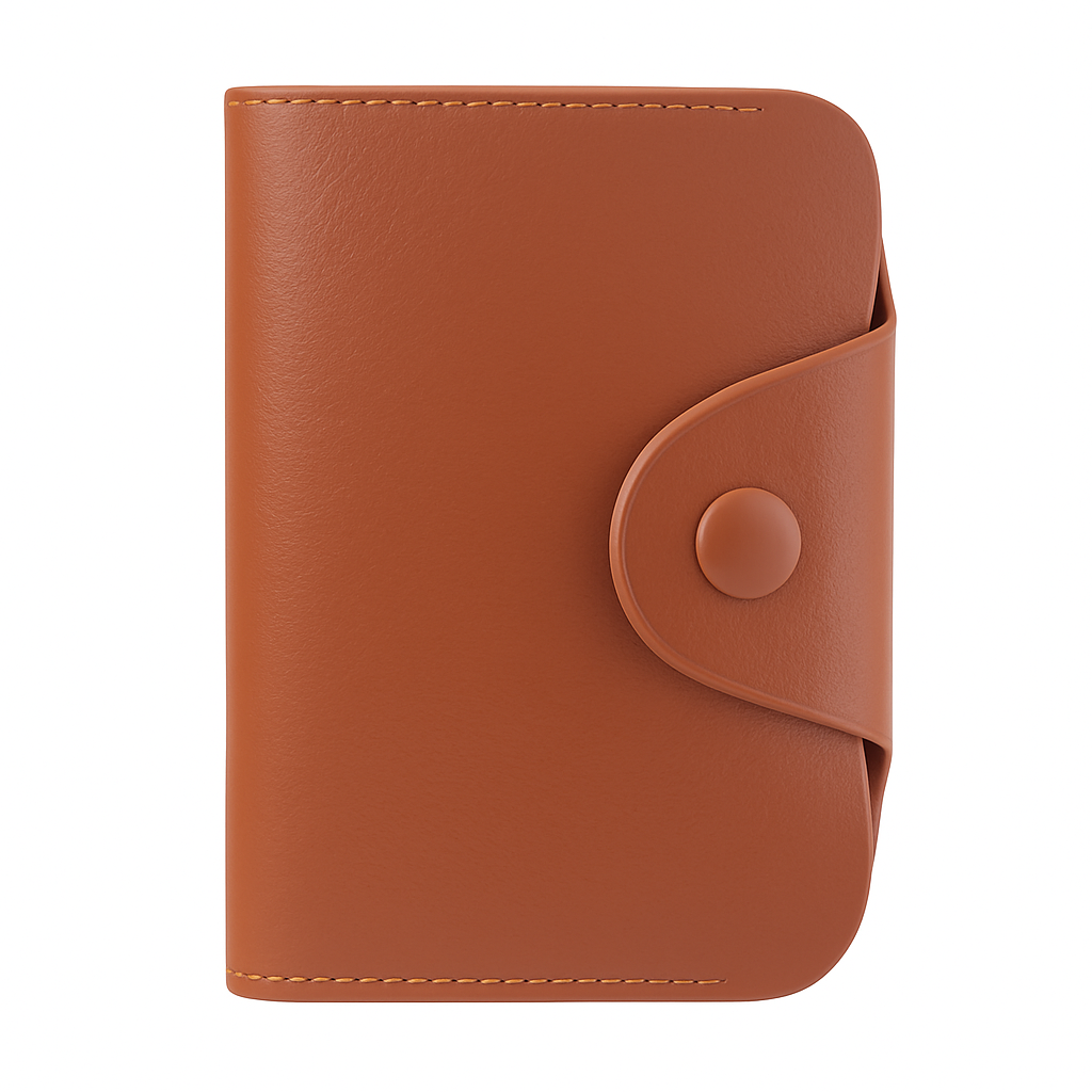 Credit Card Holder Wallet with Snap Closure
