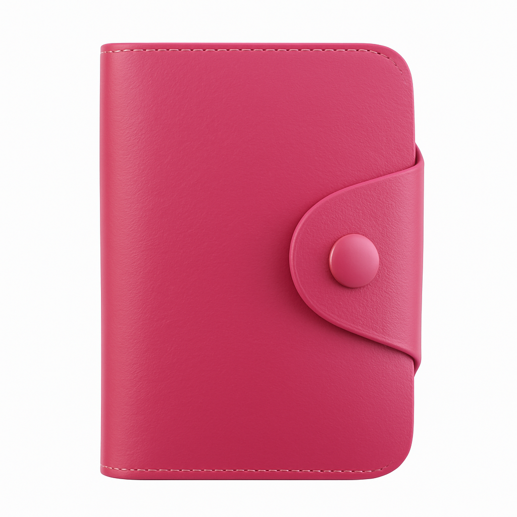 Credit Card Holder Wallet with Snap Closure