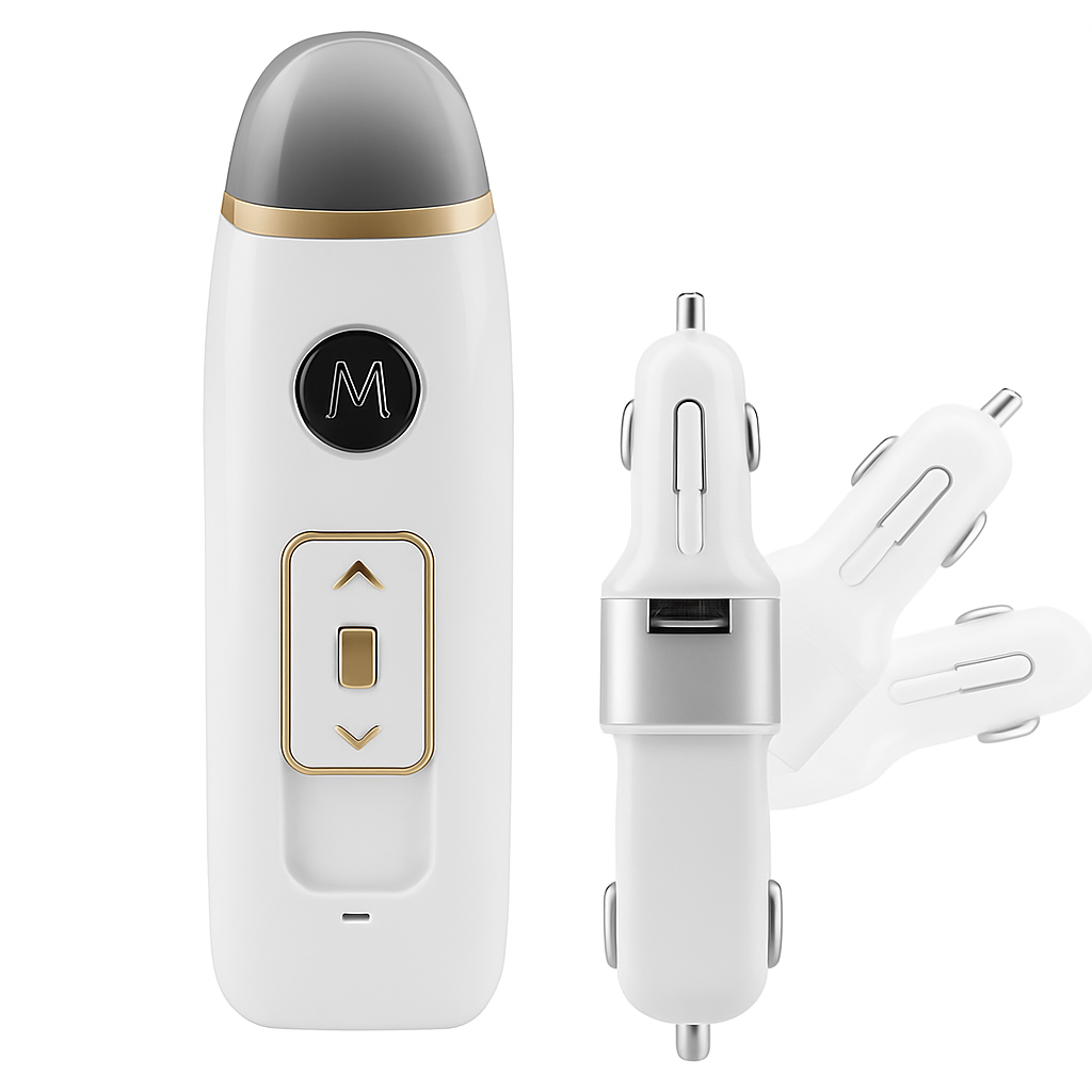 Handheld car massage atomizer for nano mist hydration