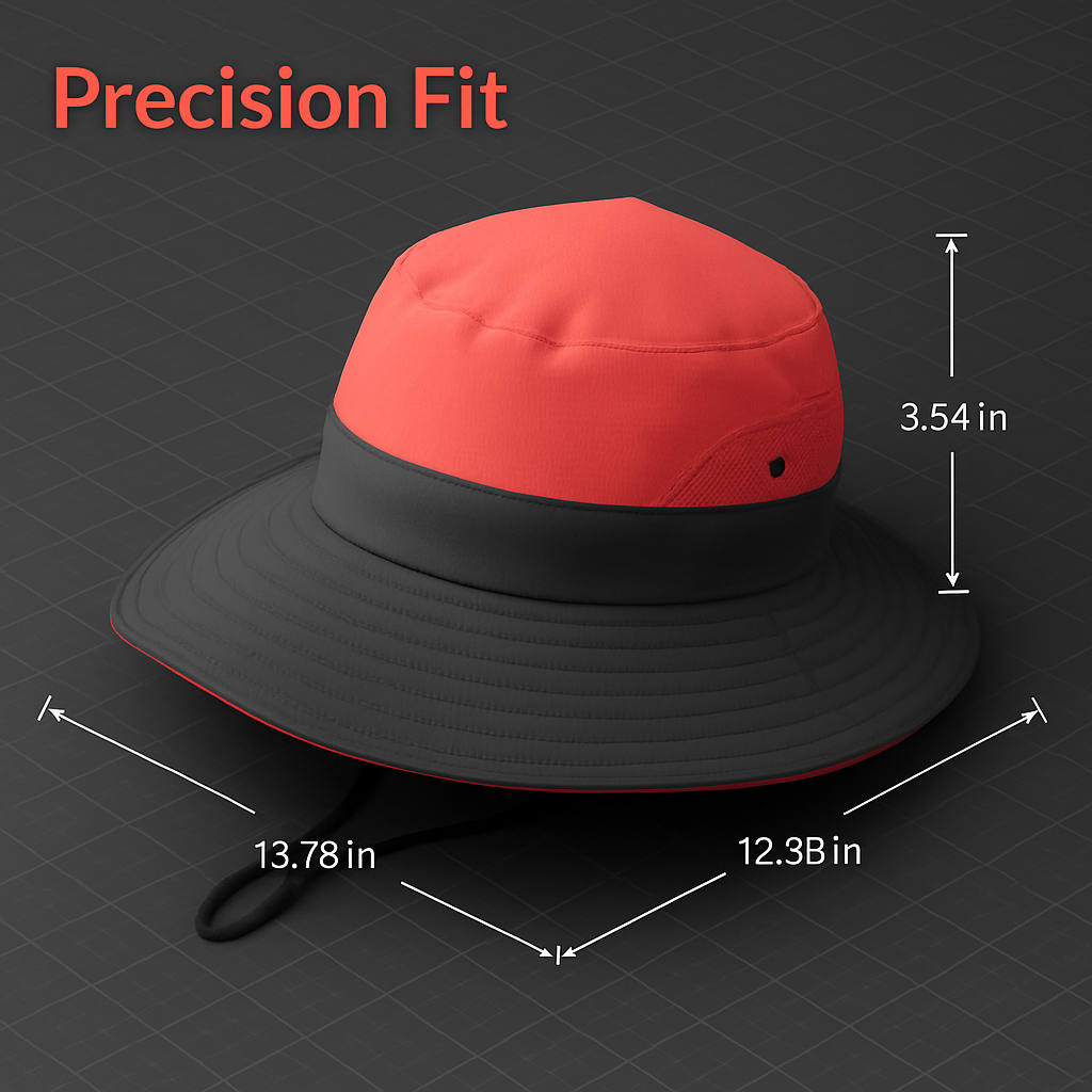 Women's Summer Sun Bucket Hat with Foldable Wide Brim