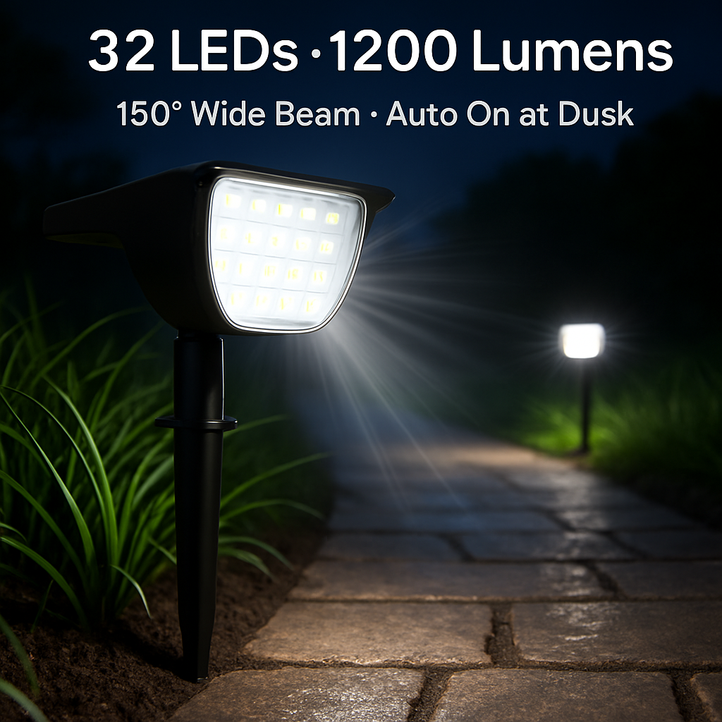 Solar Landscape Spotlight for Outdoor Spaces