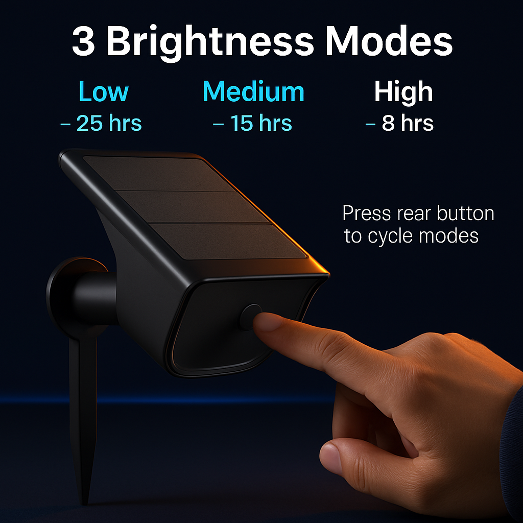 Solar Landscape Spotlight for Outdoor Spaces