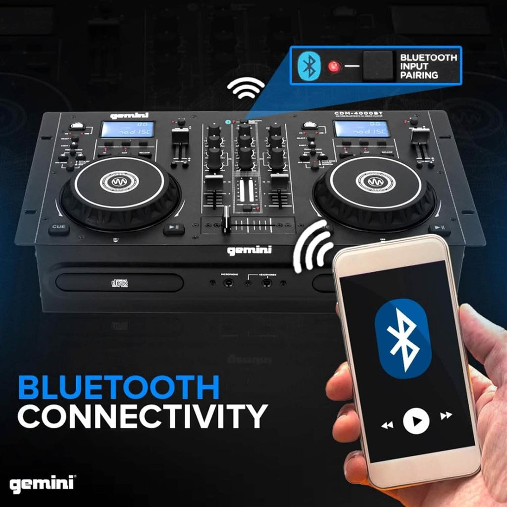 Gemini Sound CDM-4000BT DJミキサー（リファービッシュ品）
