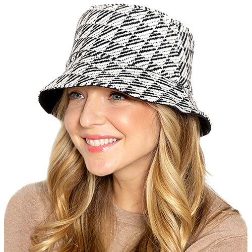 Geometric Patterned Bucket Hats