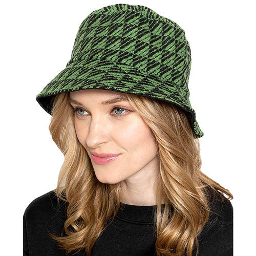 Geometric Patterned Bucket Hats