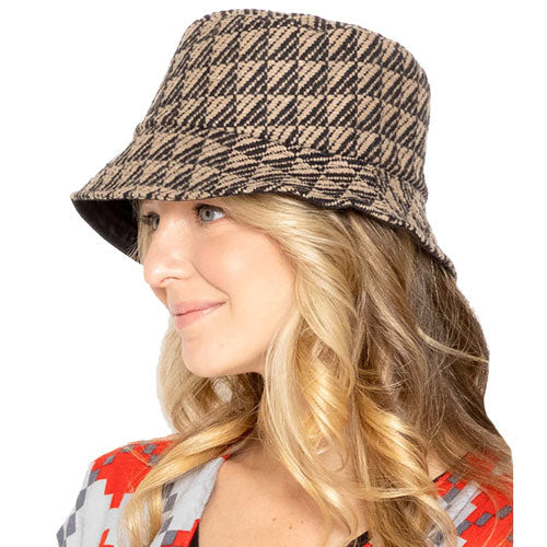 Geometric Patterned Bucket Hats