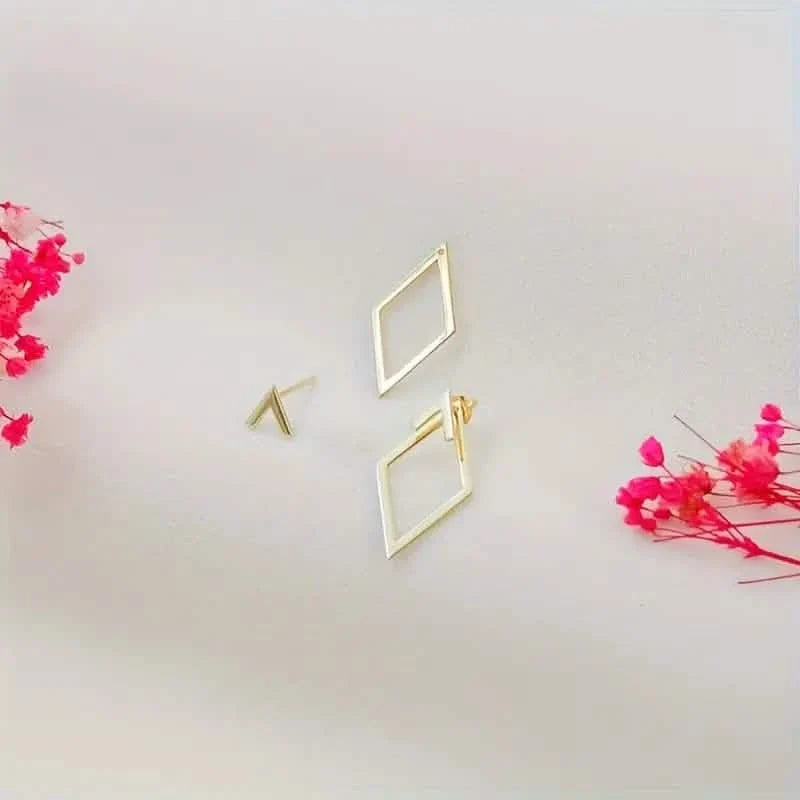 Boucles d'oreilles géométriques
