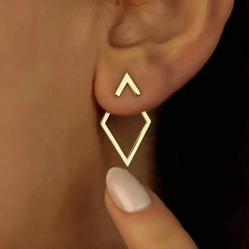 Boucles d'oreilles géométriques