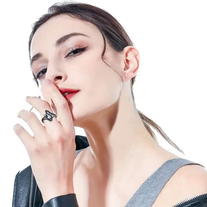 Geometric Zircon Women's Ring