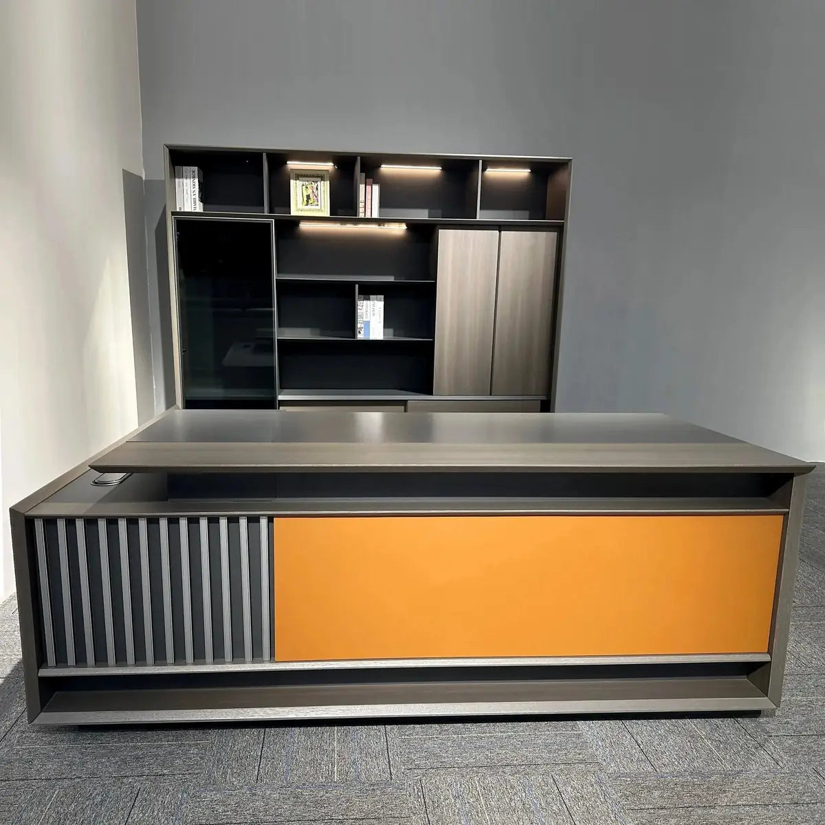 Frazer · Modern L-Shaped Executive Desk