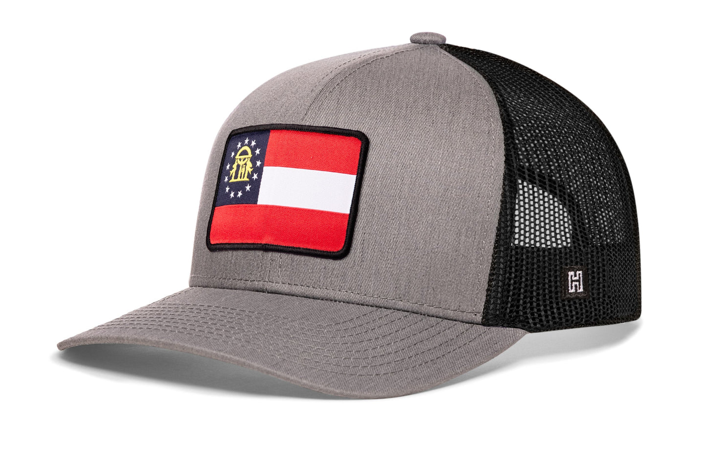 Georgia State Flag Trucker Hat  |  GA Snapback