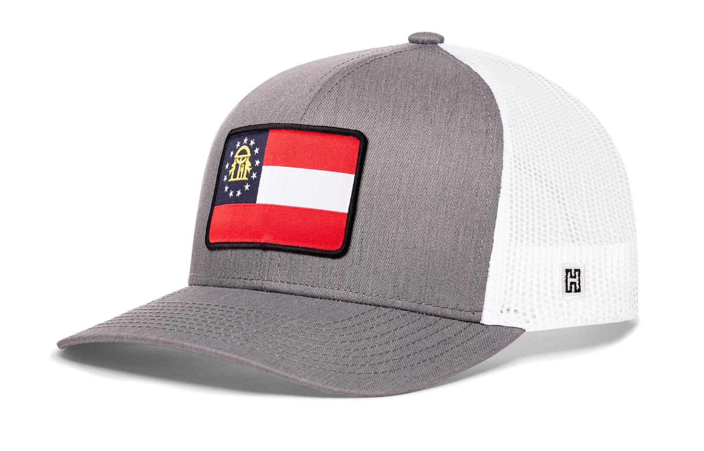 Georgia State Flag Trucker Hat  |  GA Snapback