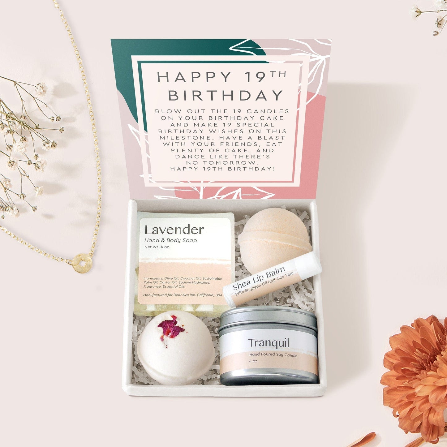 Gifts for 19 Year Old Girls Spa Gift Box Set