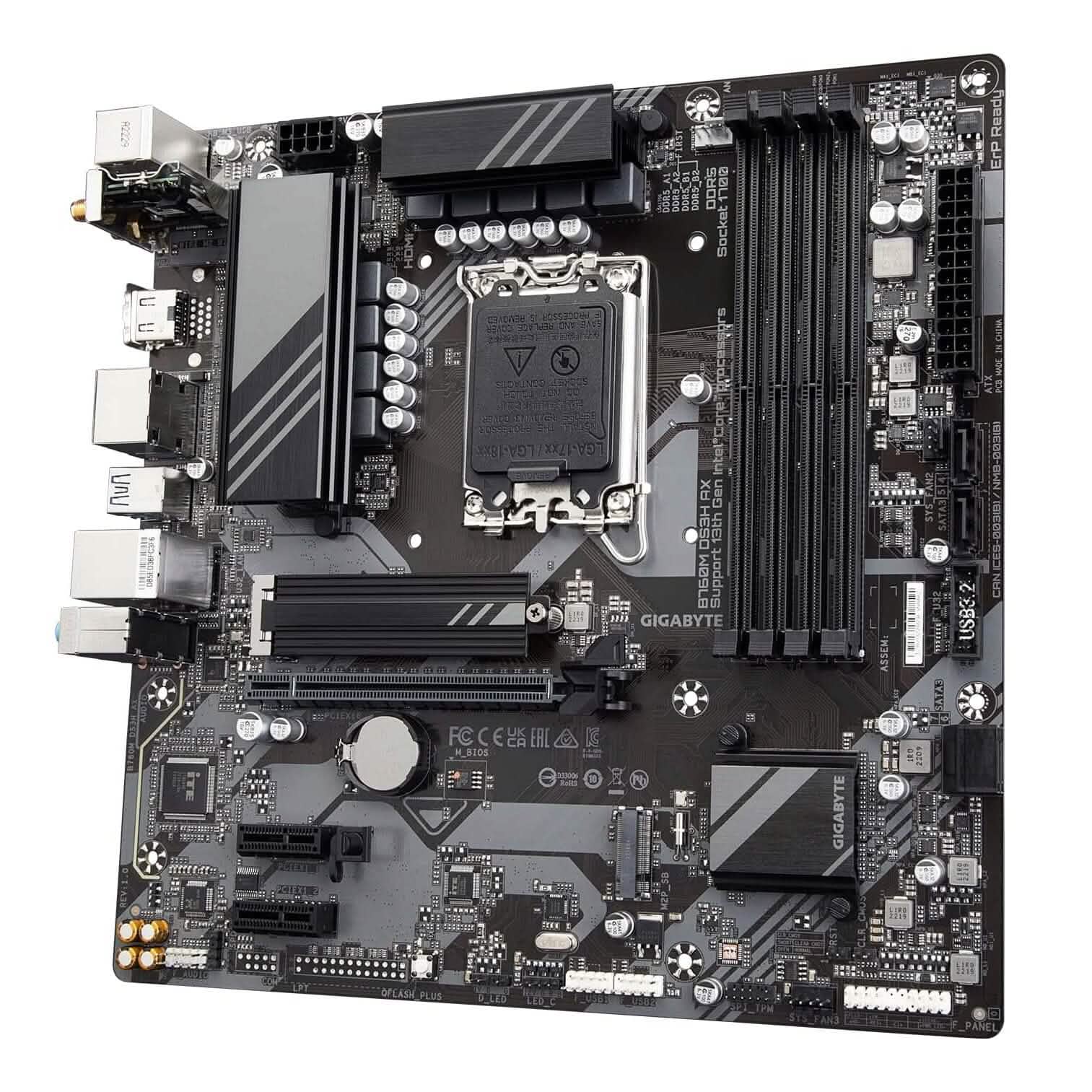 GIGABYTE B760M DS3H AX Motherboard  (Refurbished)