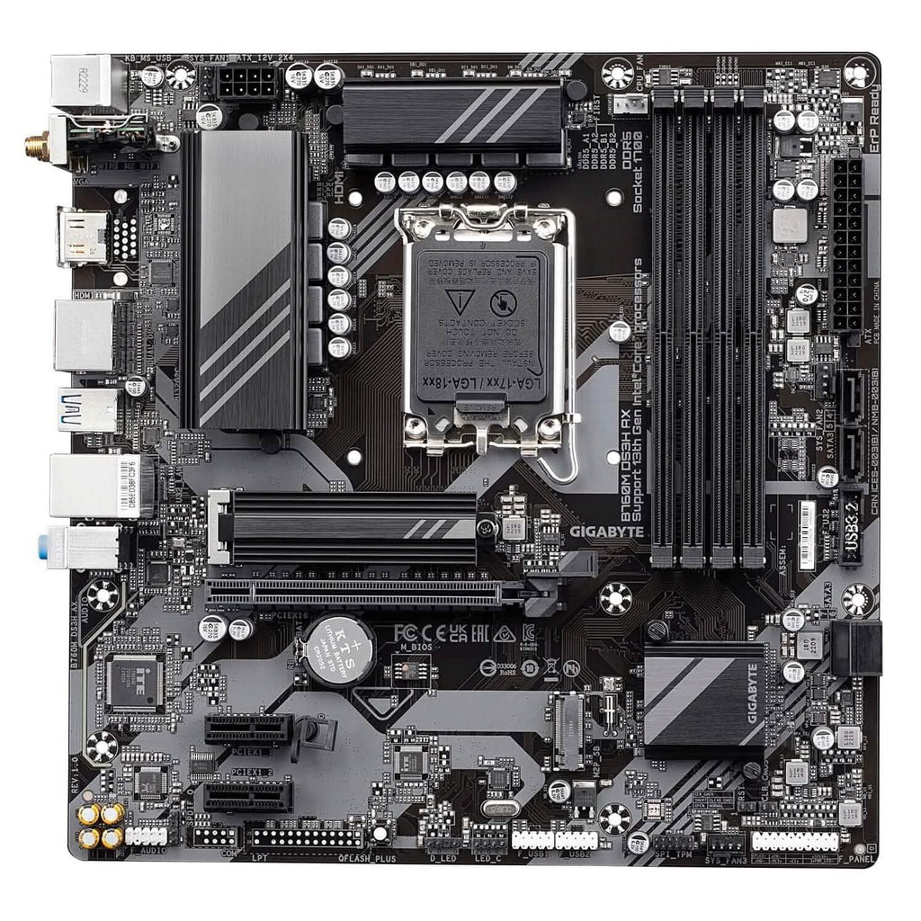 GIGABYTE B760M DS3H AX Motherboard  (Refurbished)