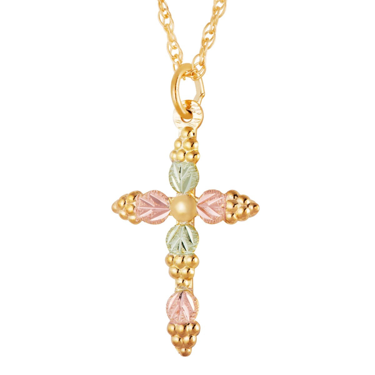 Unique Cross - Black Hills Gold Pendant