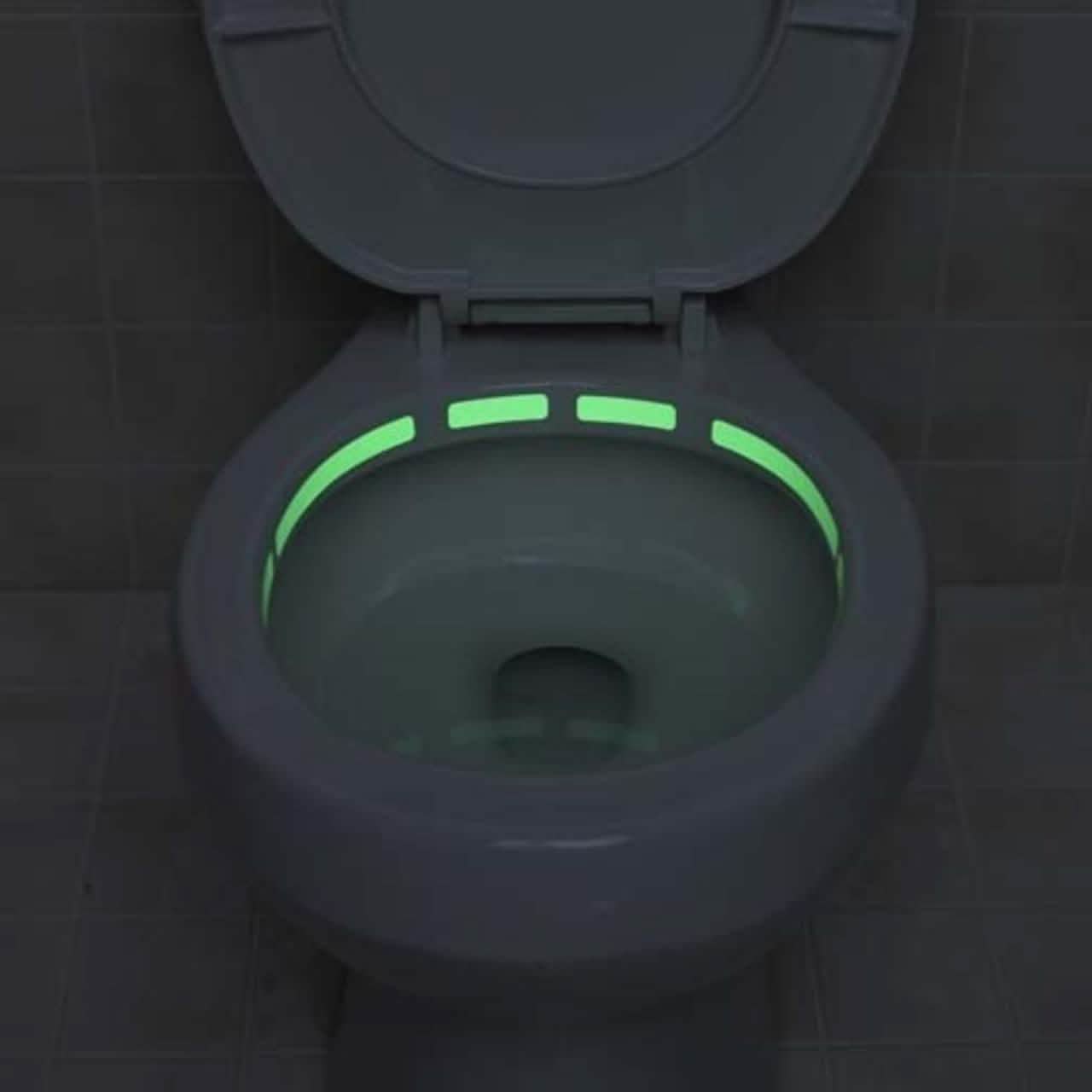 Bande de localisation des toilettes phosphorescente - 2 rouleaux