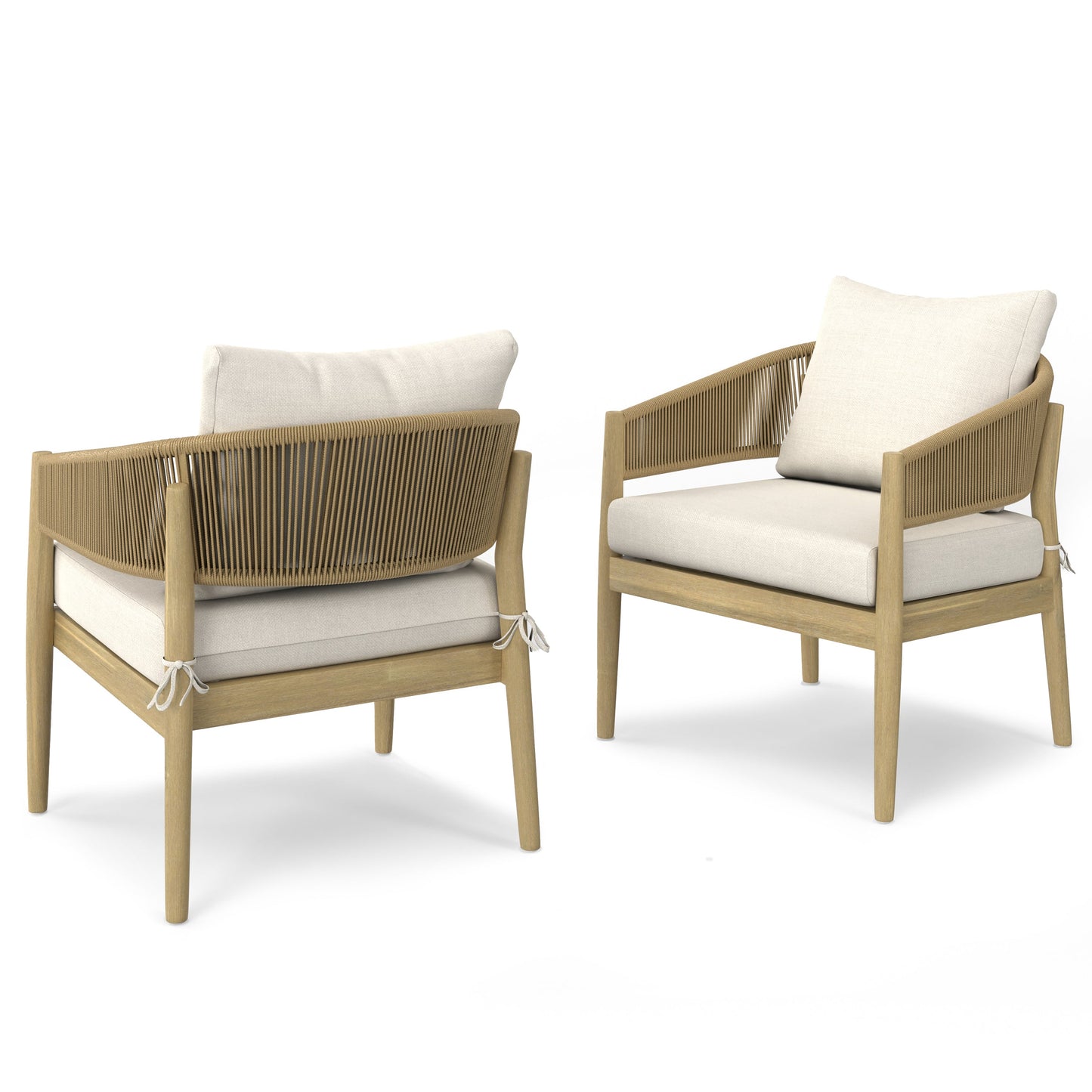 Bayshore Outdoor Conversation Chair (Set of 2)