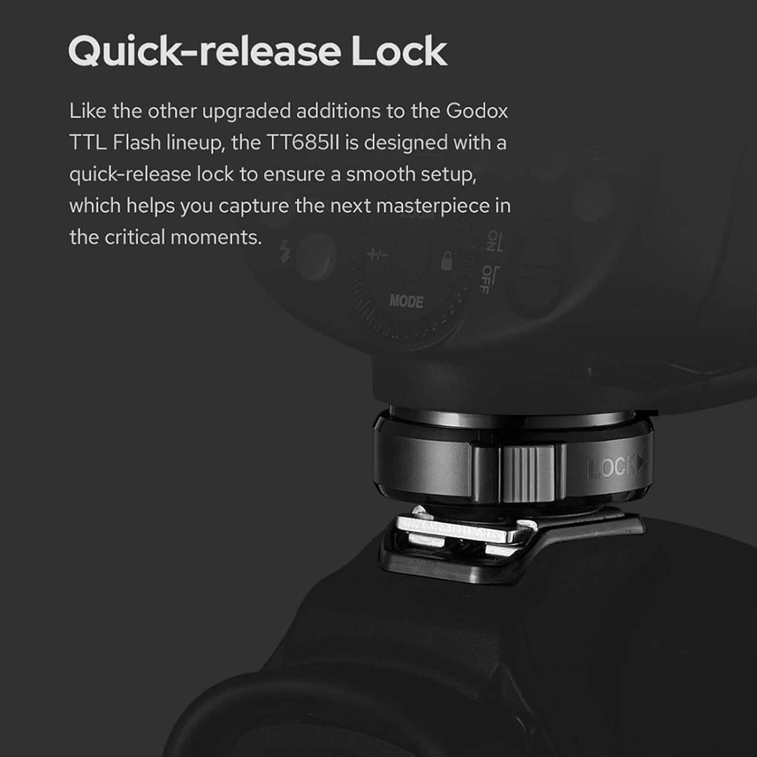 Godox カメラフラッシュ スピードライト Sony TT685IIS TT685II-S 2.4G ワイヤレス HSS GN60 フラッシュ（リファービッシュ品）