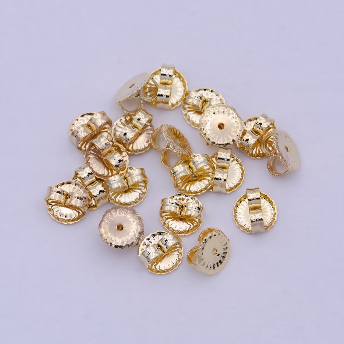 Gold Earring Backs for Stud Earring ,Adjustable Hypoallergenic Earring Backs For Jewelry Making Supply K-799