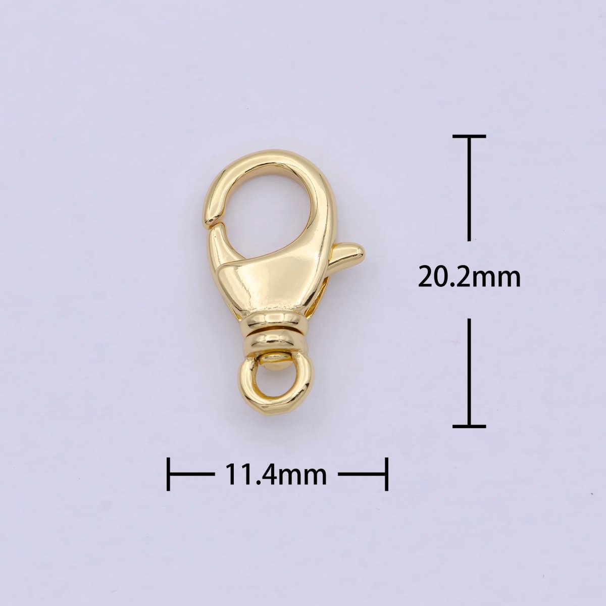 Gold Fill Clasps 20.7*11.2mm 14K Gold Fill Lobsters Closures Hooks K-026