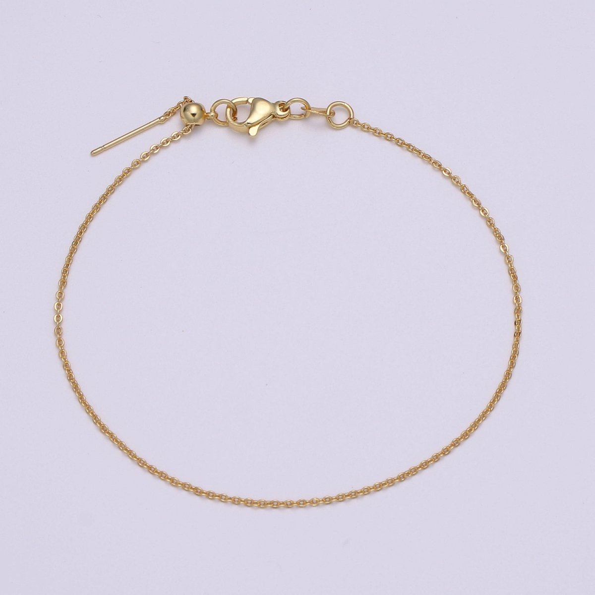 Gold Filled 18.5mm Chain with Lobster Clasp For Necklace Anklet DIY Jewelry Making  L-202~L-205