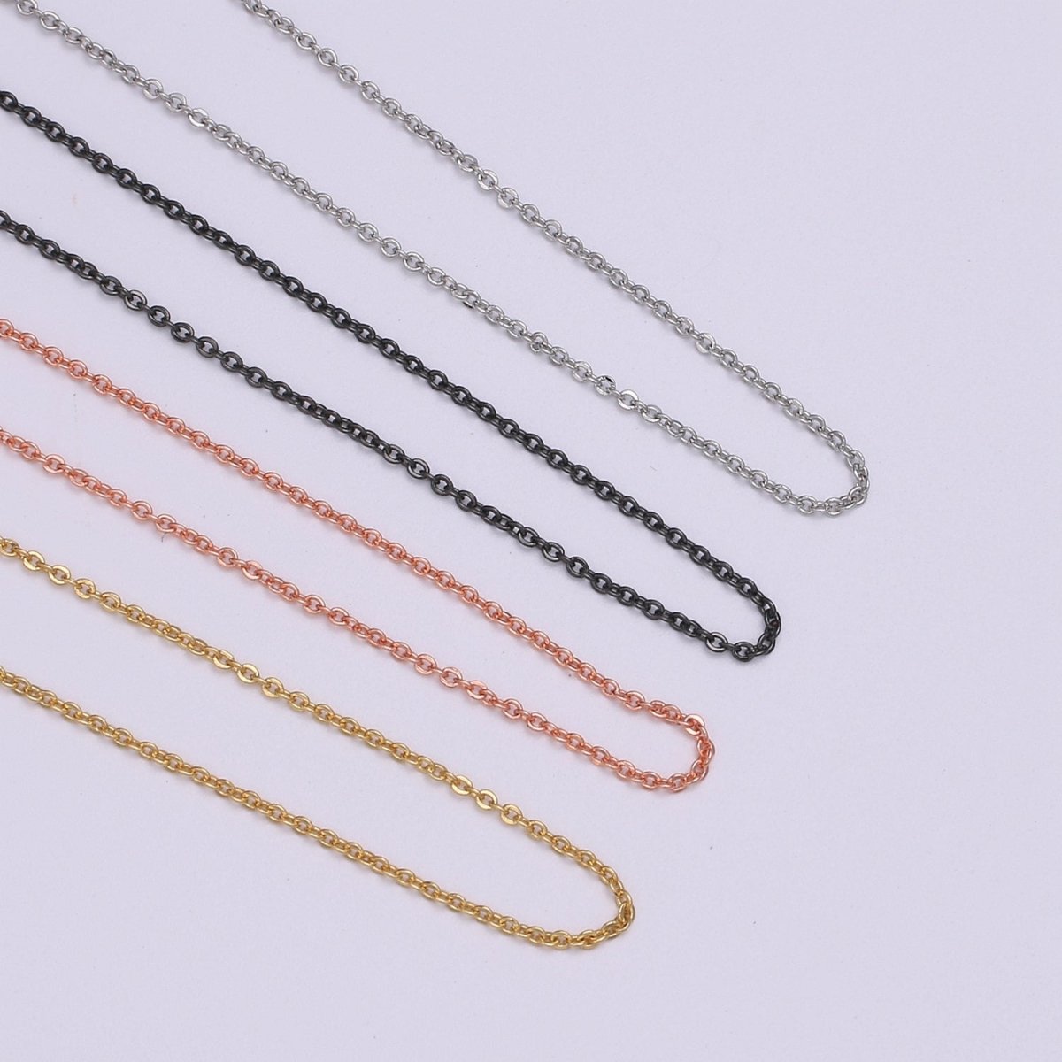 Gold Filled 18.5mm Chain with Lobster Clasp For Necklace Anklet DIY Jewelry Making  L-202~L-205