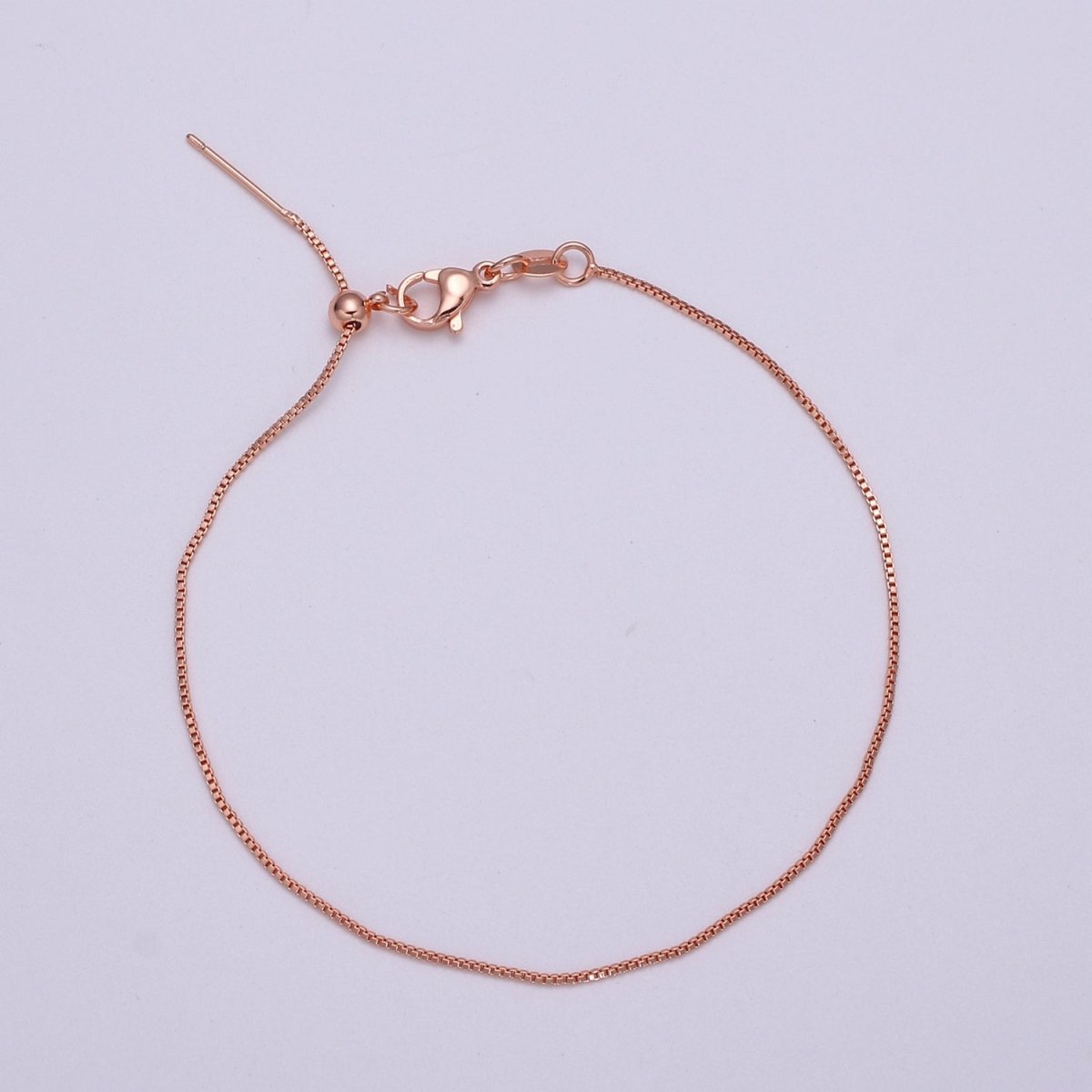 Gold Filled 8.5 long Chain with Lobster Clasp For DIY Jewelry Making Bracelet Anklet  L-206~L-209